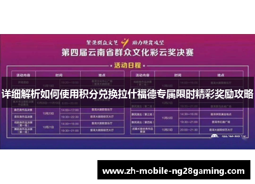 详细解析如何使用积分兑换拉什福德专属限时精彩奖励攻略