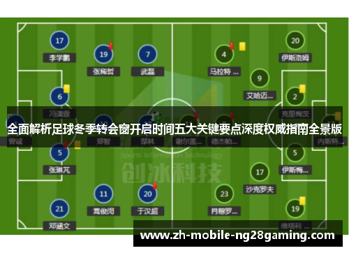 全面解析足球冬季转会窗开启时间五大关键要点深度权威指南全景版