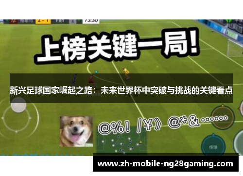 新兴足球国家崛起之路：未来世界杯中突破与挑战的关键看点