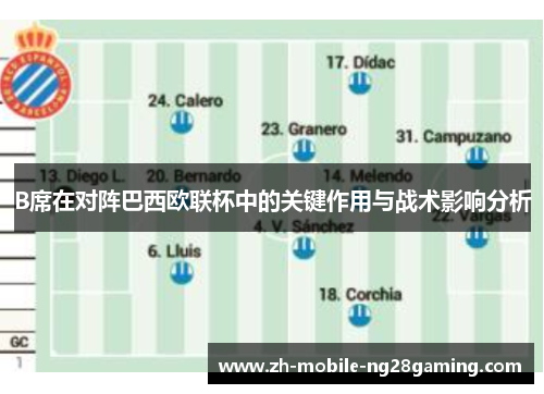 B席在对阵巴西欧联杯中的关键作用与战术影响分析